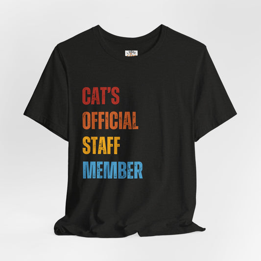 Cat's Official Staff Member Tee