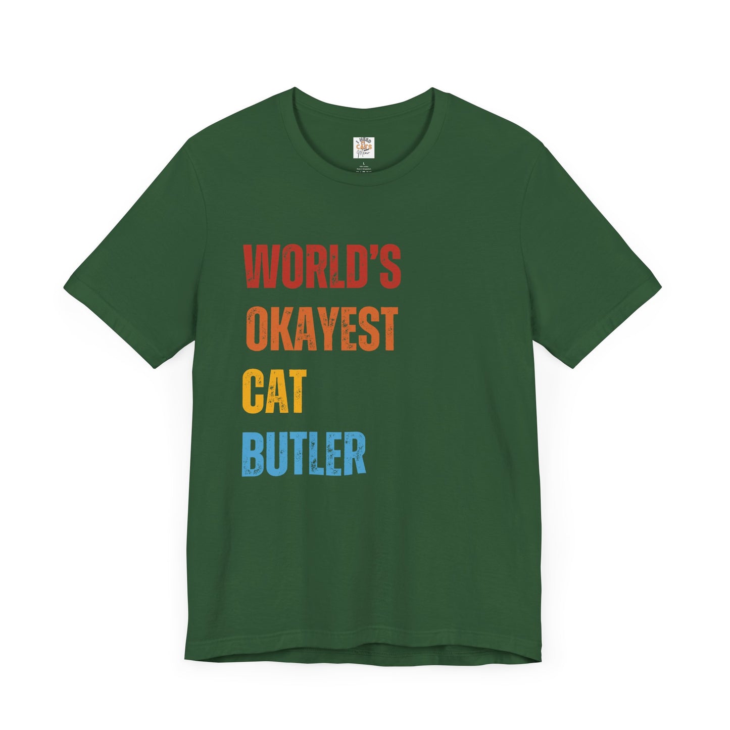 World's Okayest Cat Butler Tee