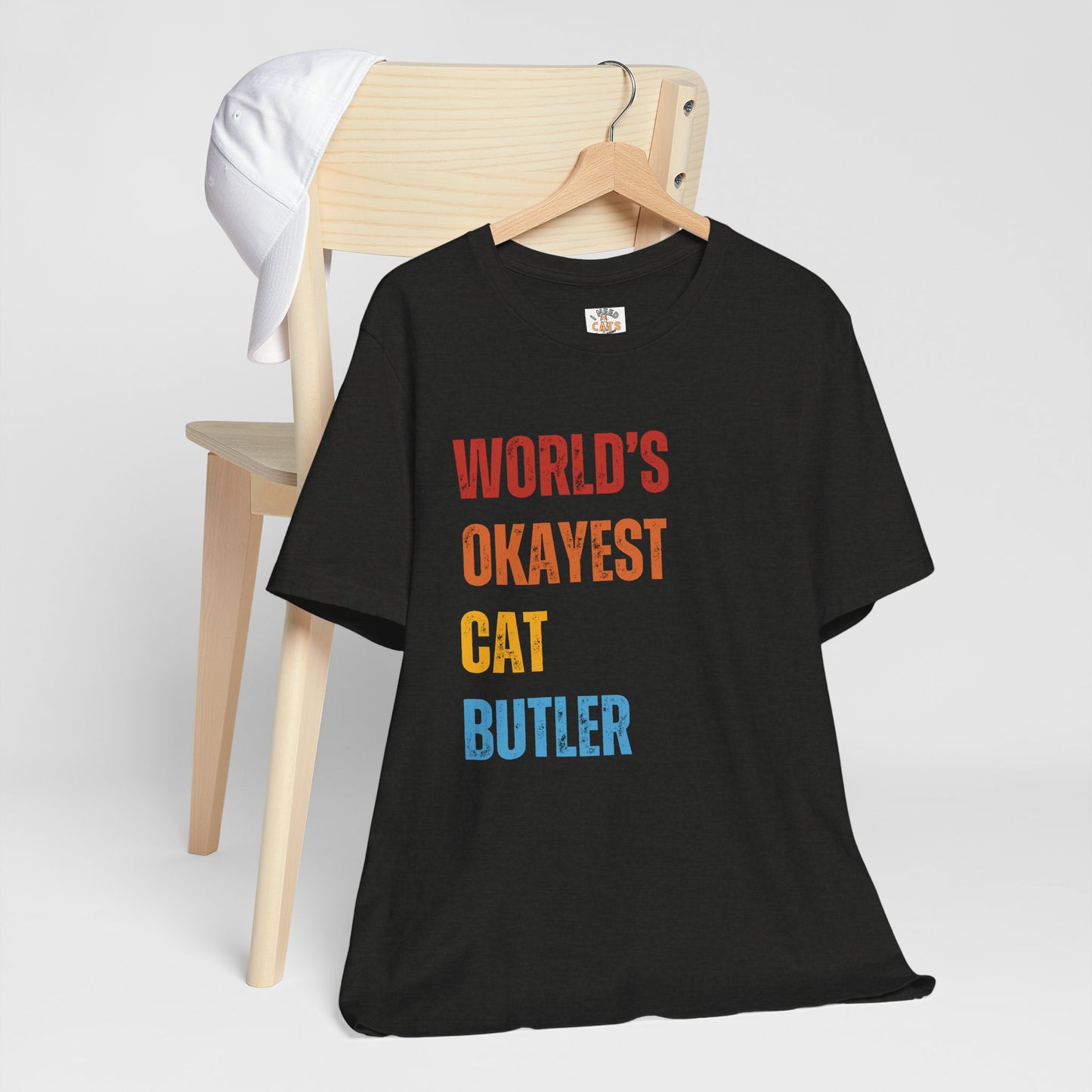 World's Okayest Cat Butler Tee