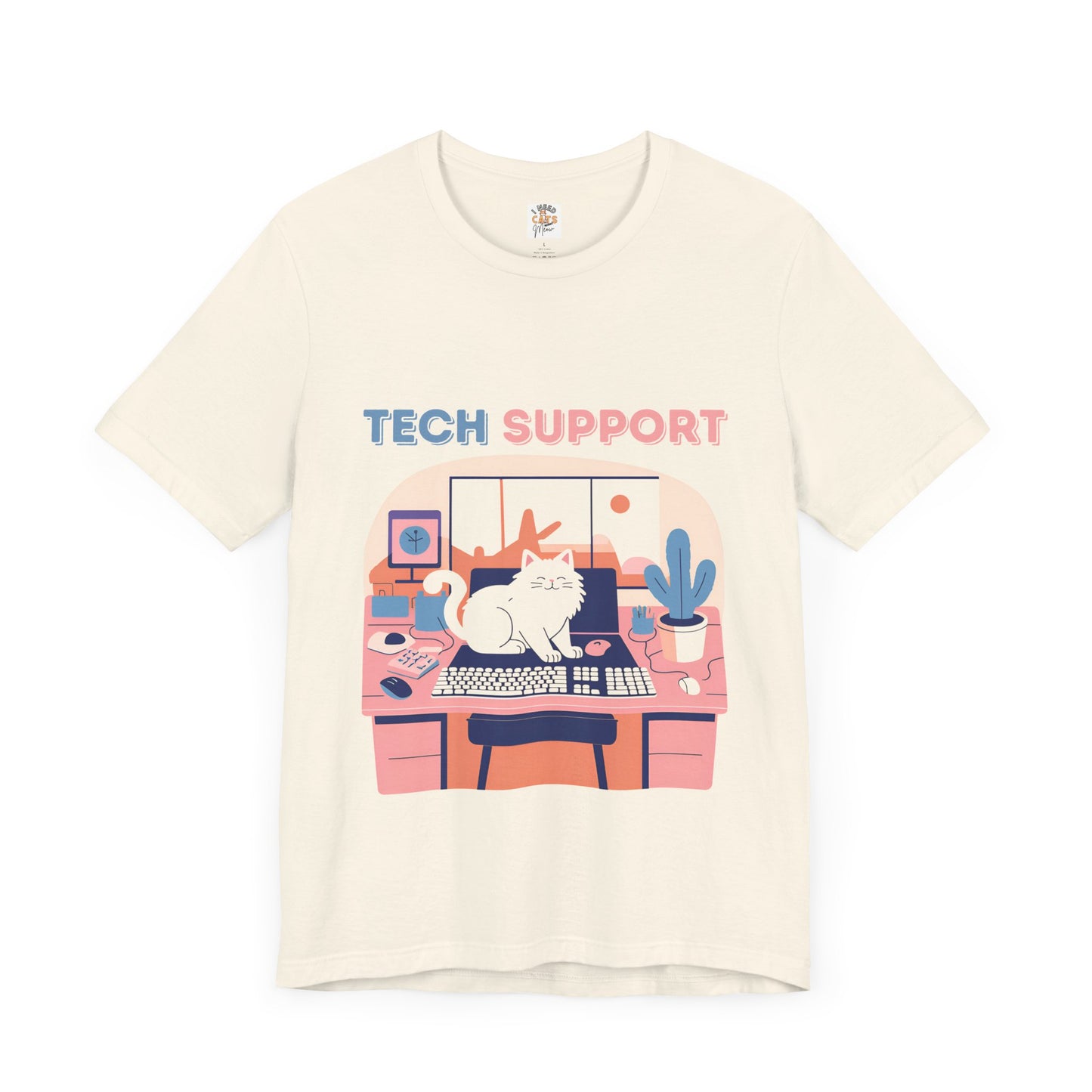 Tech Support Cat Tee